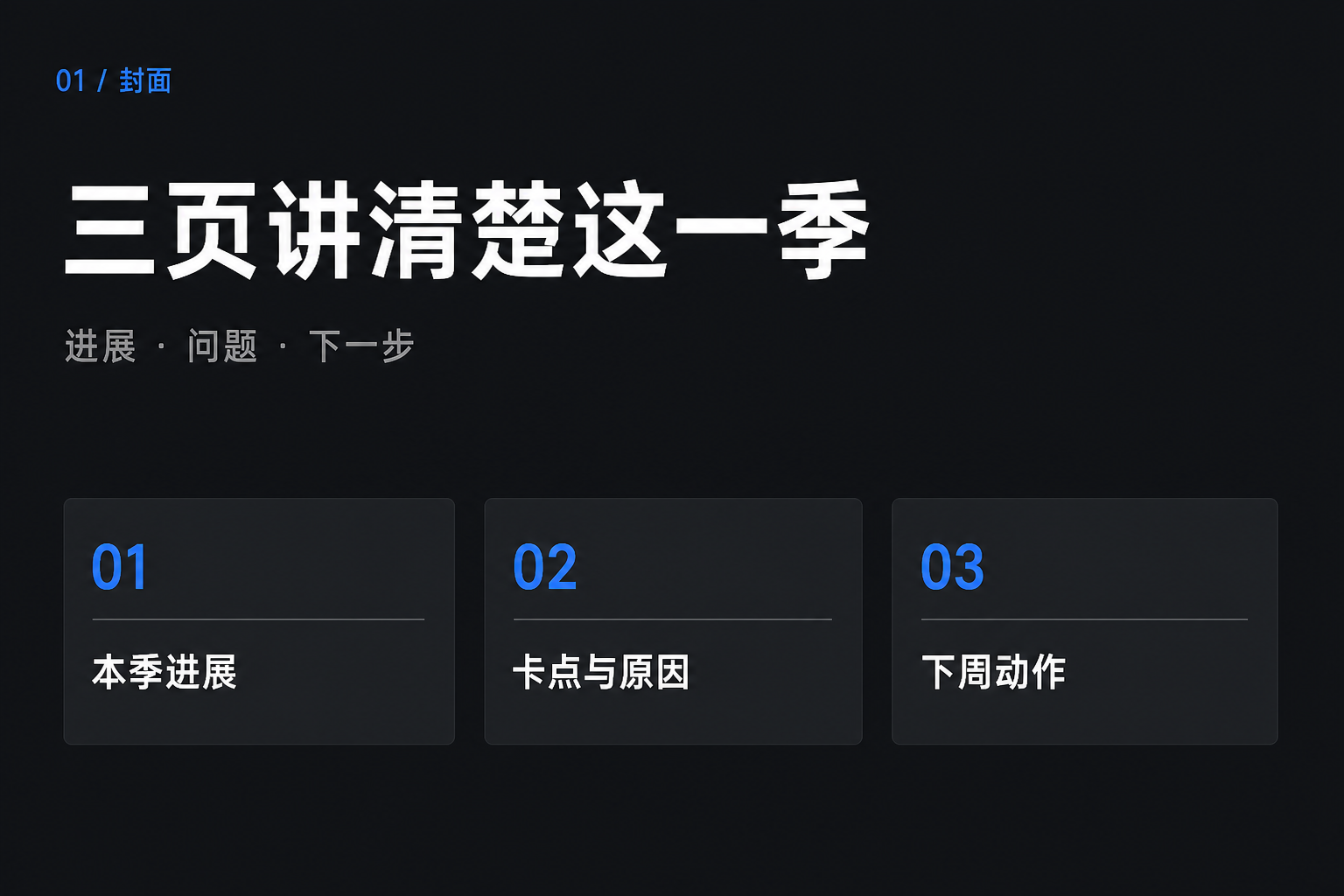 AI PPT 生成的幻灯片示例